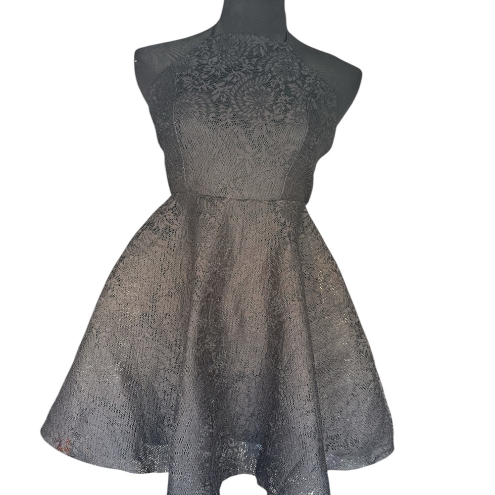 Elegant Black Lace Dress